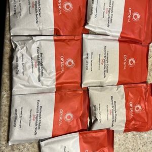 Optavia lot of 7 Homestyle Chicken Flavored & Vegetable Noodle Soup “expired”